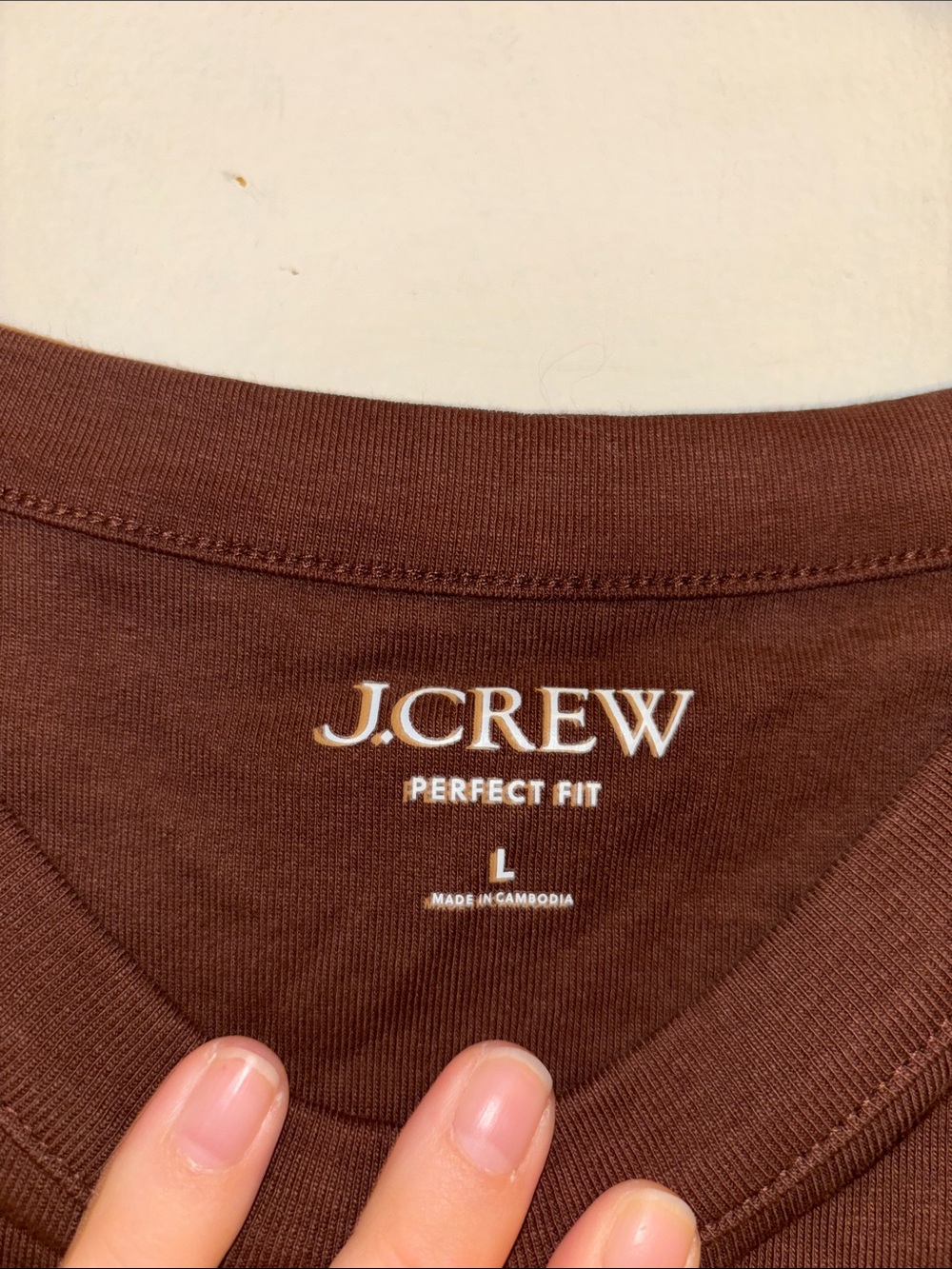 ☕️ J. Crew Perfect-fit High Neck Tank Top ~ Espresso - Picture 3 of 5